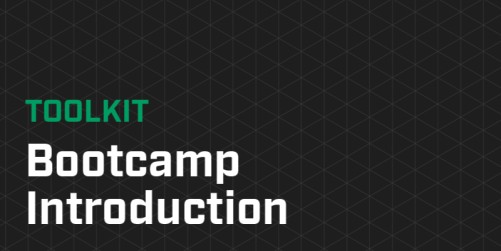 2 TOOLKIT- Bootcamp Introduction