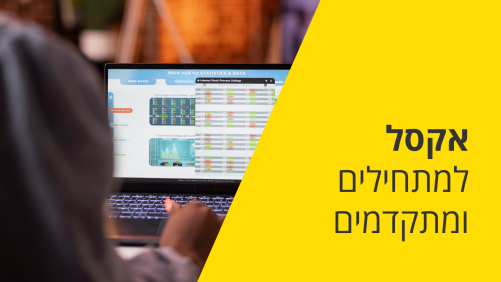 אקסל למתחילים ומתקדמים