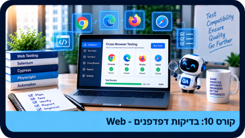 קורס 10 בדיקות דפדפנים - Web