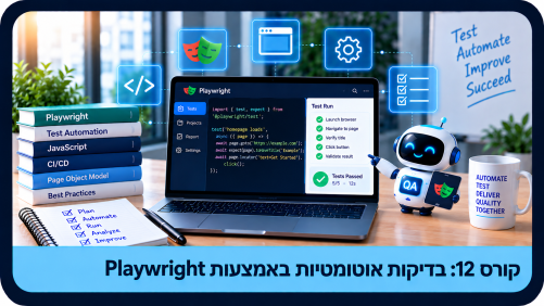 קורס 12 בדיקות אוטומטיות באמצעות Playwright