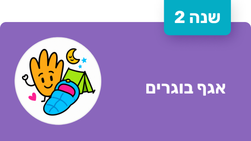 חונך אגף בוגרים - שנה שנייה